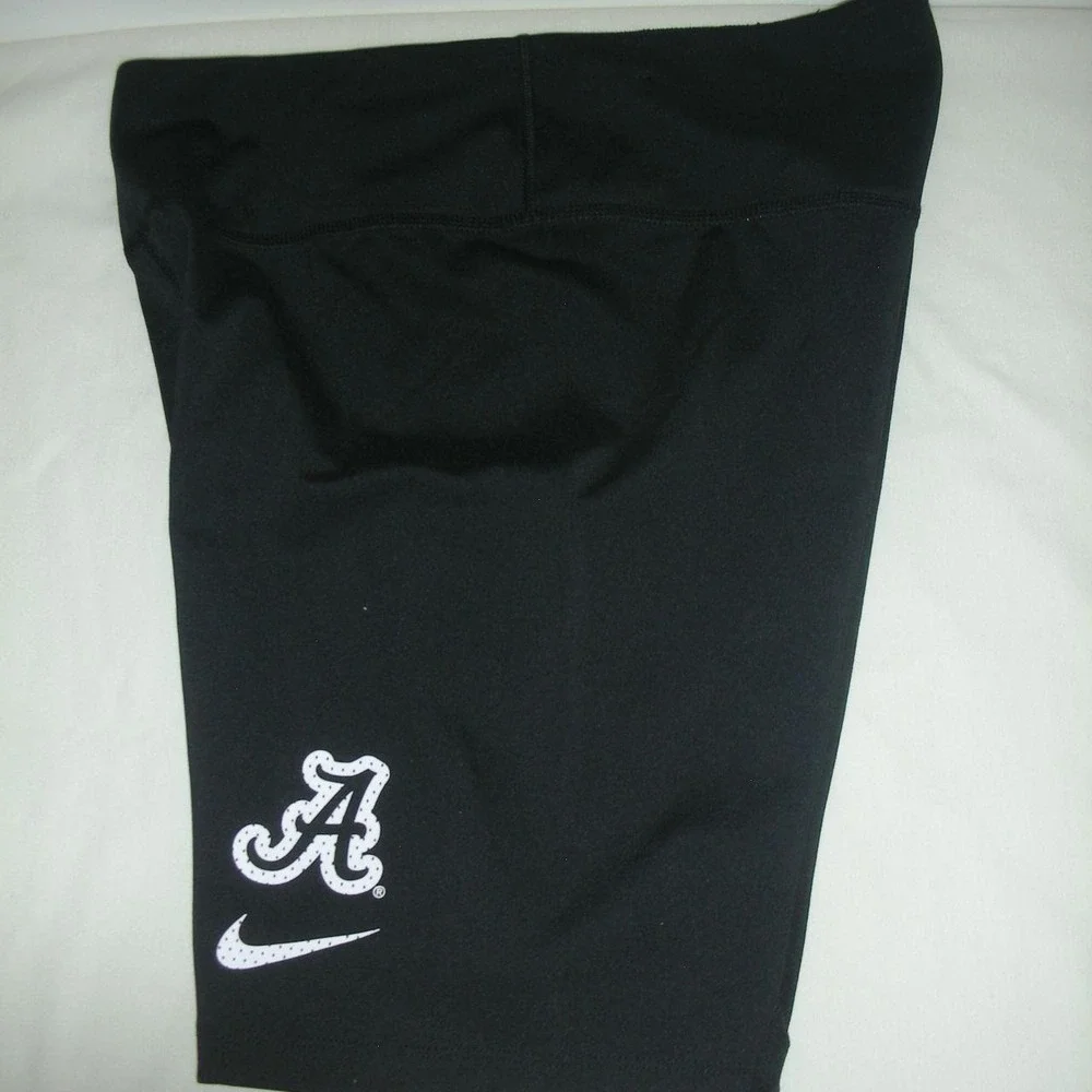 Nike Dri-FIT University of Alabama Script A Compression Shorts Black Size M